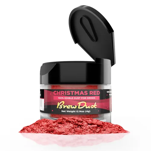 Vista 41 de Bakell Brew Dust - Rojo americano (0.14 oz) Brillantina comestible para bebidas, bebidas y cócteles