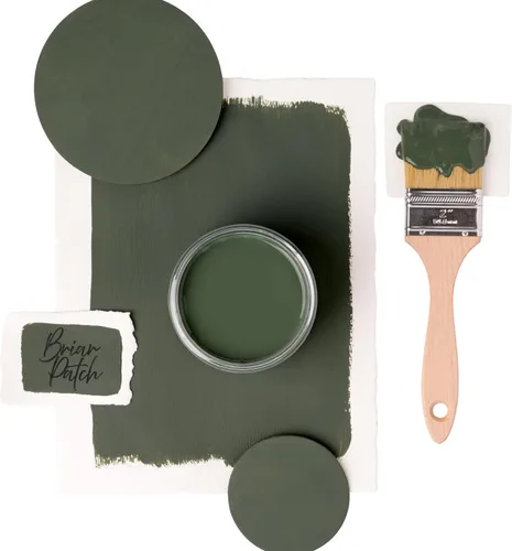 Vista 188 de Pintura para muebles con acabado de tiza Dixie Belle Paint Company - Amatista (4oz) - Pintura mineral de tiza chic púrpura profundo mate