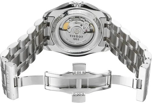 Vista 8 de Tissot T0354281105100de los hombres Couturier Analog Display SwissReloj automático plata