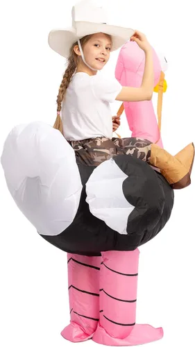 Vista 6 de Spooktacular Creations - Disfraz inflable de avestruz para Halloween