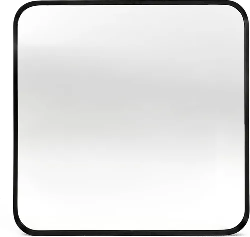 Vista 50 de Espejo arqueado negro de 16" x 20", espejo de pared para baño con arco, espejo de tocador de baño con marco de metal y parte superior arqueada