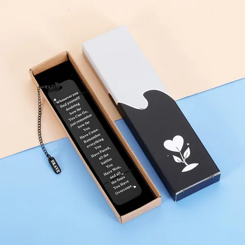 Vista 7 de Marcapáginas de regalos de sobriedad para hombres y mujeres, recuperación de condolencias, manténgase fuerte después de la cirugía, regalos