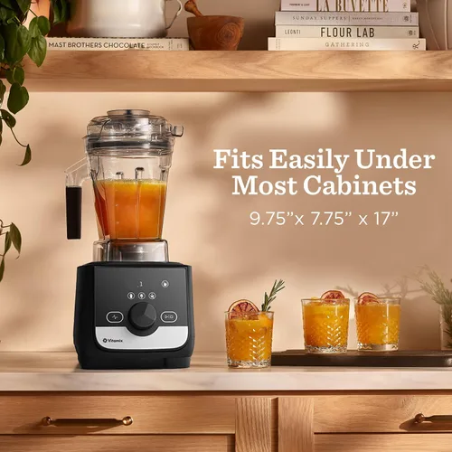 Vista 5 de Vitamix Ascent X3 Licuadora con tres programas de mezcla, programa de autolimpieza, licuadora de grado profesional para batidos, sopas y más Blanco