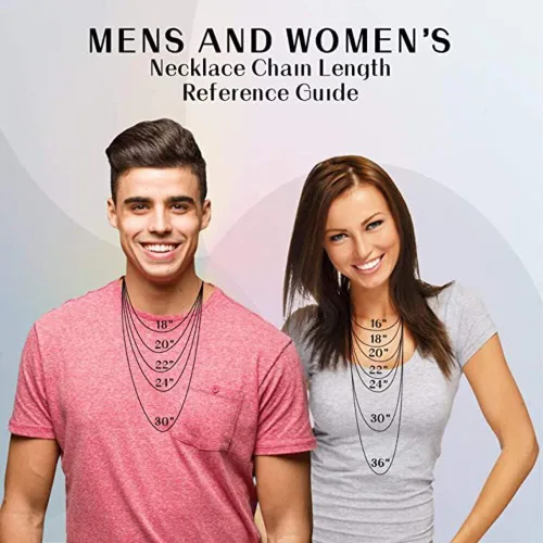 Vista 6 de Necklace for Men and Women 925 Sterling Silver Chain Plata