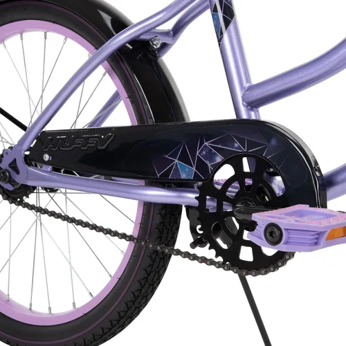 Vista 5 de Huffy Cruiser Bike, Fairmont or Woodhaven Model, 20/24/26 Inch Sizes, Perfect for Casual Rides, Ergonomic Design, Rear Rack and Basket on Woodhaven