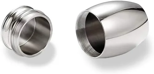 Vista 3 de Mini urnas para cenizas humanas - Pequeño tarro de cremación conmemorativo impermeable de acero inoxidable