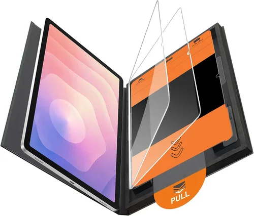 Vista 9 de OMOTON Protector de pantalla de privacidad para Galaxy Tab S10+/S9 FE+, S9+, S8+, S7 FE, S7+ Negro