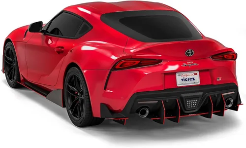 Vista 6 de Vicrez Centa VR2 Difusor trasero vz102453 compatible con Toyota Supra A90 MKV 2020-2023
