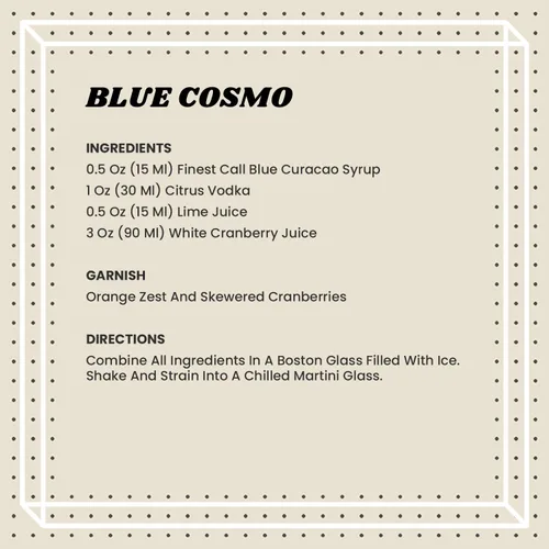 Vista 5 de Mezcla para bebidas Blue Curacao de Finest Call, botella de 33.8 onzas líquidas