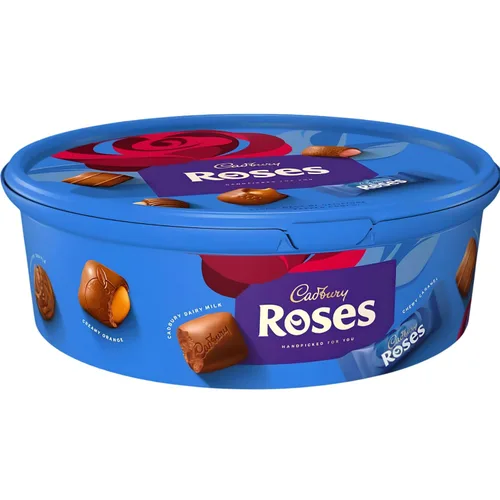 Vista 6 de Cadbury - Roses de chocolate con leche, envase de 550g