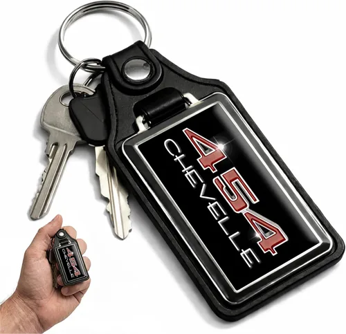 Vista 38 de Brotherhood Llavero de coche para Chevelle - Llavero de modelos clásicos para hombres y mujeres, llavero de regalo