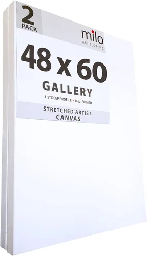 Vista 13 de milo Lienzo estirado para artista, 18 x 24 pulgadas, paquete de 4, perfil de galería de 1.5 pulgadas de grosor, lienzos grandes imprimados de 11