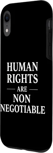 Vista 2 de Human Rights are Non Negotiable Social Justice & Equality Case for iPhone XR