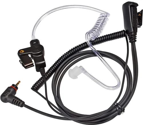 Vista 6 de HYS Auricular de vigilancia de 1 alambre/auricular de tubo de bobina acústica transparente Kit de audio para Motorola SL300 SL7550 SL7580 SL7590