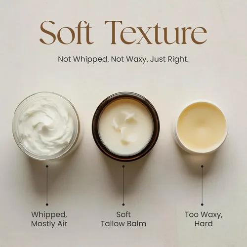 Vista 7 de Sebo de res para la piel - Bálsamo de sebo y miel para la cara - Listo para regalar - Crema hidratante de sebo para la cara - Crema hidratante