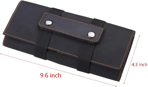 Vista 3 de PERFEHAIR Estuche para peluqueros para peluqueros, herramientas de peluquería, bolsa enrollable de tela suave