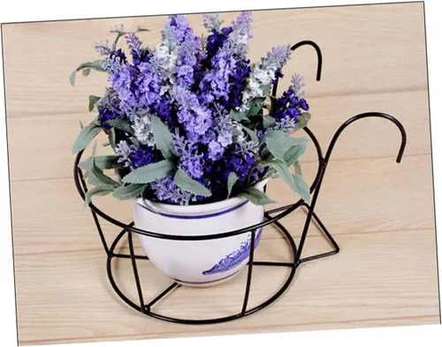 Vista 2 de Yardwe Estantes para plantas al aire libre, cestas colgantes para plantas, estante para plantas colgantes, macetas, macetas colgantes, macetas