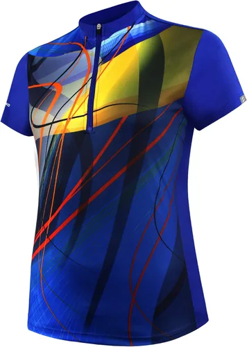 Vista 4 de SAVALINO Camiseta estampada con sublimación para mujer, material que absorbe el sudor y se seca rápidamente, talla S-5XL