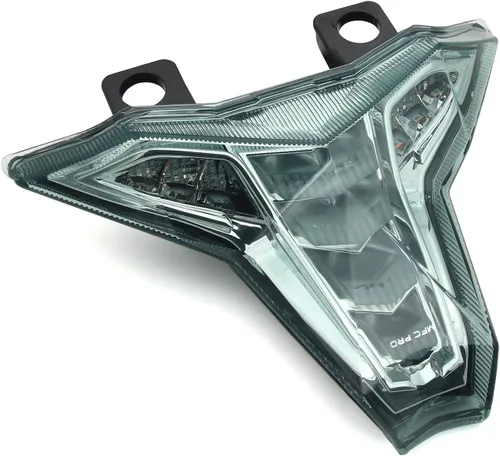Vista 3 de Luz Trasera LED Integrada Señal de Freno y Giro para KAWASAKI 2019-2023 ZX-6R(636)/2014-2024 Z1000 ZX-10R ZX-10RR (Lente Verde Menta)