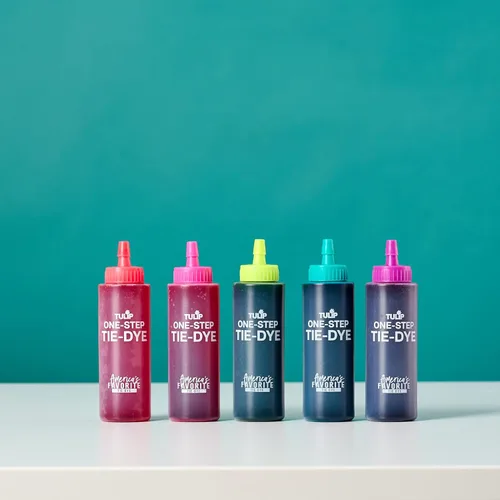 Vista 2 de Kit de tinte de un solo paso Tulip: Suministros para fiesta de teñido anudado, 18 botellas