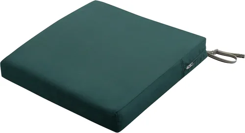 Vista 45 de Classic Accessories Ravenna - Cojín rectangular para asiento de patio, Gris topo oscuro