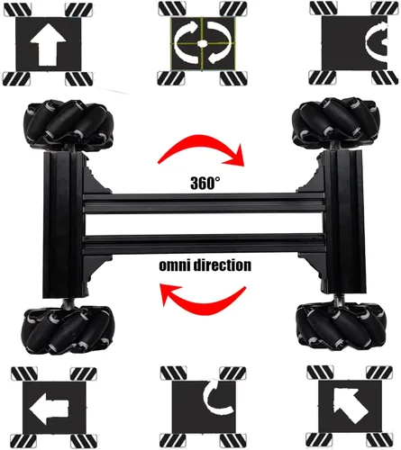 Vista 5 de SmaringRobot Kit de chasis de coche robot de metal