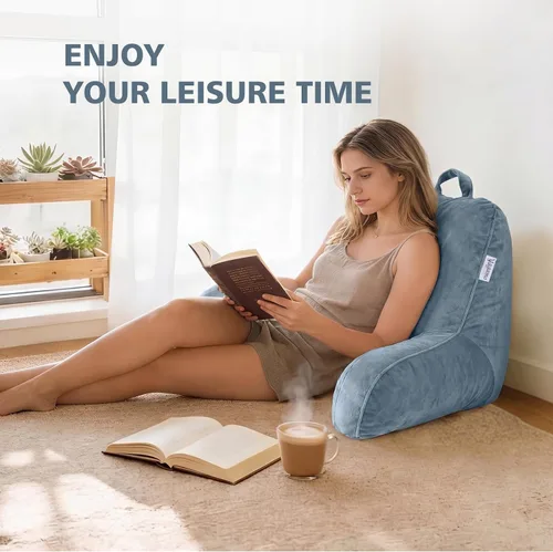 Vista 7 de Almohada de lectura de espuma viscoelástica para sentarse en la cama