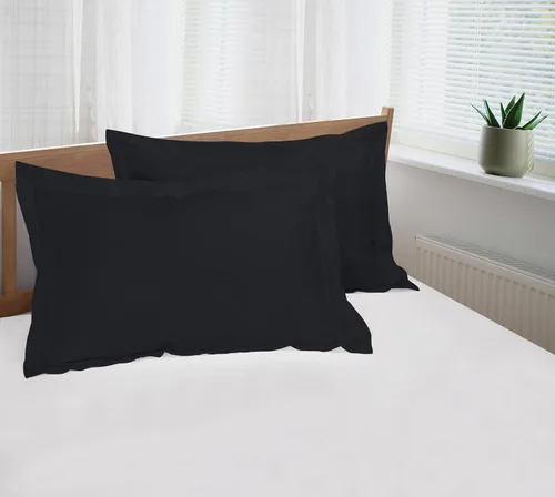 Vista 8 de Royale Linens Paquete de 2 fundas de almohada de tamaño estándar de 20 x 26 pulgadas, microfibra cepillada, fundas de almohada de cama, resistentes