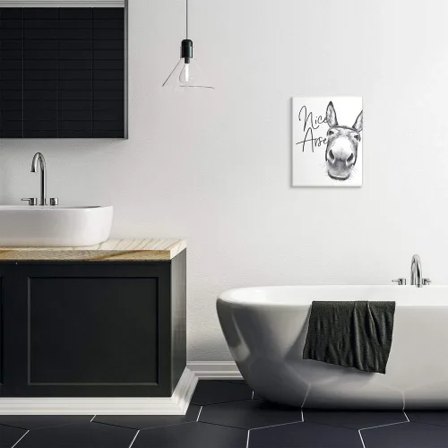 Vista 12 de Jabón de toallas de baño con diseño de conejo para bebé, placa de pared de Sin marco