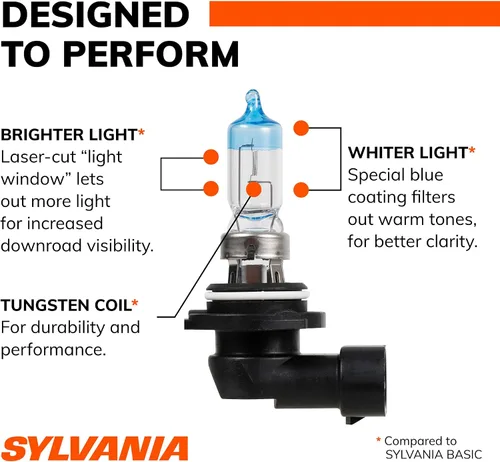 Vista 4 de SYLVANIA - 9012 SilverStar Ultra - Bombilla halógena de alto rendimiento para faros delanteros