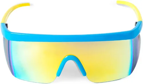 Vista 2 de Gafas unisex espejadas deportivas estilo retro