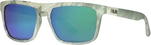 Vista 12 de HUK Gafas de sol, lentes polarizadas con marcos de rendimiento, gafas de sol para pesca, deportes y exteriores (Challenge) Espejo azul/negro mate