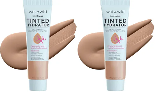 Vista 9 de wet n wild - Enfoque sin maquillaje, hidratante entintado, velo entintado para piel, cobertura ligera y acumulable con ácido hialurónico y escualano