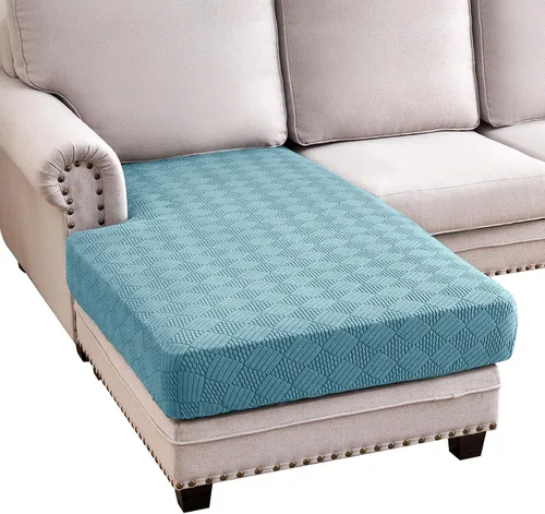 Vista 31 de Deep Dream - Funda elástica para cojines de sofá, funda protectora para muebles, funda para asiento de sofá (sofá extragrande, beige)