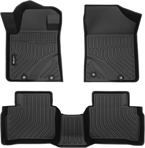 Vista 72 de HAFIDI® Juego de alfombrillas y forro de carga para Kia EV9 2024 2025 2026 (no apto para sillas de relajación), protección para todo tipo de clima