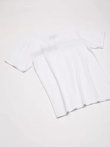 Vista 4 de Tommy Hilfiger Camiseta de manga corta con cuello redondo para niño, ropa de uso diario