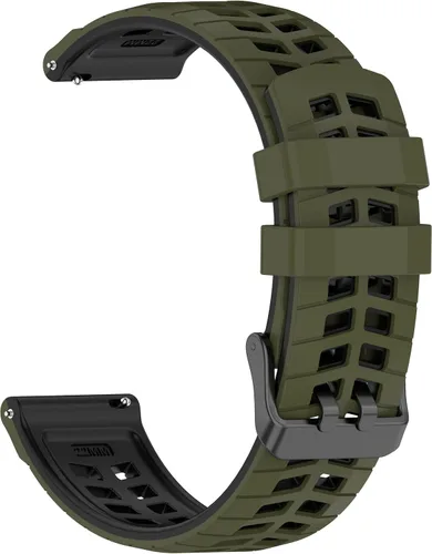 Vista 20 de CARBINOX Correa duradera de 0.866 in compatible con relojes inteligentes ajustables, ajuste seguro