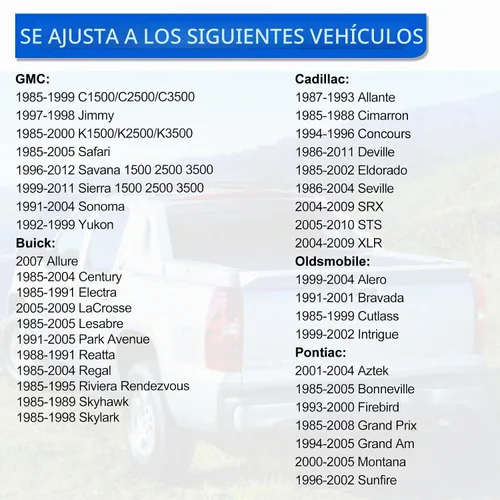 Vista 6 de Sensor de temperatura del refrigerante del motor, sensor de temperatura ECT compatible con Buick Cadillac Chevy GMC Pontiac Duramax- Blazer Impala