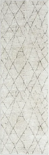 Vista 12 de Home Dynamix Everwash Treasure Alan - Alfombra geométrica moderna lavable a máquina, beige/marrón, 6.6 x 9.2 pies