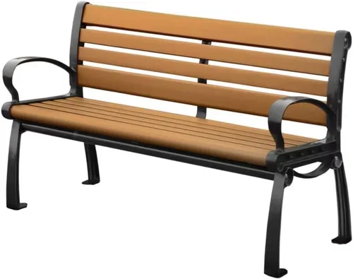 Vista 9 de Banco Sterling - 4 pies - Bronceado Canela