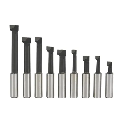 Vista 4 de HFS (R) Juego de cabezal de mandrinado de 2", juego de barras de mandrinar de carburo de 1/2", 9 piezas, fresado
