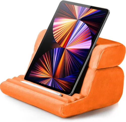 Vista 9 de UGREEN - Soporte de tableta para almohada en la cama con soporte suave para el regazo con 3 ángulos de visión ajustables, accesorios para el hogar