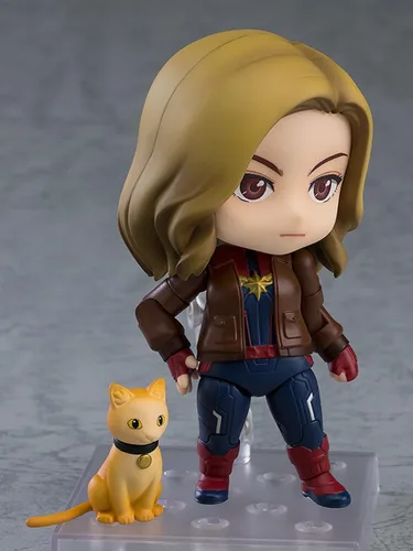 Vista 3 de Buena sonrisa - Nendoroid - Marvel - Vengadores - Capitana Marvel: Edición Héroe DX Ver., Multicolor (G90871)