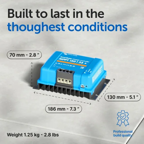 Vista 3 de Controlador de carga solar Victron Energy SmartSolar MPPT (Bluetooth) - Controladores de carga para paneles solares - 150V 35 amperios