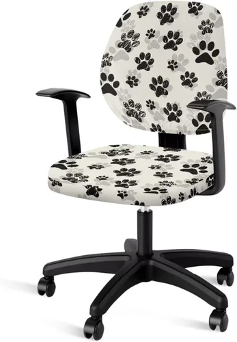 Vista 21 de Funda para silla de oficina, con temática de playa, funda elástica para silla de oficina, funda elástica de 2 piezas, funda para silla