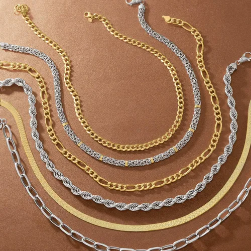 Vista 7 de Ross-Simons Italian 6mm Herringbone Chain Necklace
