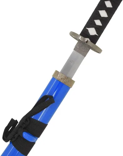 Vista 4 de Snake Eye Tactical Juego de katana samurái de 3 piezas con diseño de dragón de dos tonos