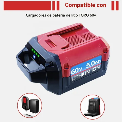 Vista 5 de DTK Reemplazo de batería para batería Toro 60V 5Ah 60V Batería