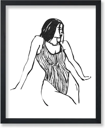 Vista 163 de Poster Master Faces Poster - Retro Women Print - Portrait Art - Sketch Illustration - Abstract Artwork - Woman Design - Chic Boho Design - Great