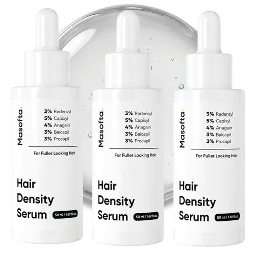 Vista 10 de Masofta - Suero de densidad del cabello para el crecimiento, cabello más completo y denso con 3% de redensyl, 5% capixyl, 4% anagain, 3% Procapil